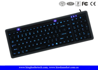 شراء IP68 قابل للغسل الأسود سوبر سليم سيليكون لوحة المفاتيح واجهة أوسب حياة طويلة online manufacture
