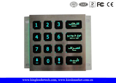 شراء مخصص تخطيط مضيئة لوحة المفاتيح مع الخلفية الخضراء و 4x4 مصفوفة online manufacture