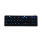 3-color Interchangeable Backlight Medical Keyboard with 2-step Adjustable Backlight Brightness