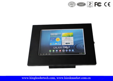 شراء Matt Black Ipad Kiosk Stand بدون عوائق Tablet Kiosk Enclosure for Samsung online manufacture