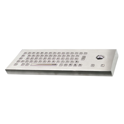 شراء لوحة مفاتيح معدنية من الفولاذ المقاوم للصدأ مع فأر Trackball البصري online manufacture