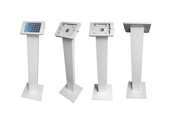 شراء طباعة الشعار VESA Holes IPad Kiosk Stand Powder Coated IPAD Kiosk Enclosure online manufacture