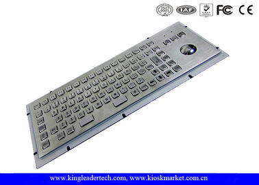 شراء لوحة المفاتيح تصنيف IP65 الفولاذ المقاوم للصدأ الصناعية الحاسوب الكشك مع كرة التتبع online manufacture