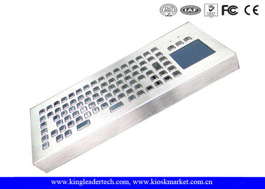 شراء المياه واقية من لوحة المفاتيح 86Keys الصناعية سطح المكتب مع لوحة اللمس online manufacture
