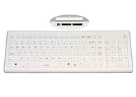 Ergonomics Silicone Wireless Medical Keyboard With Back Pad