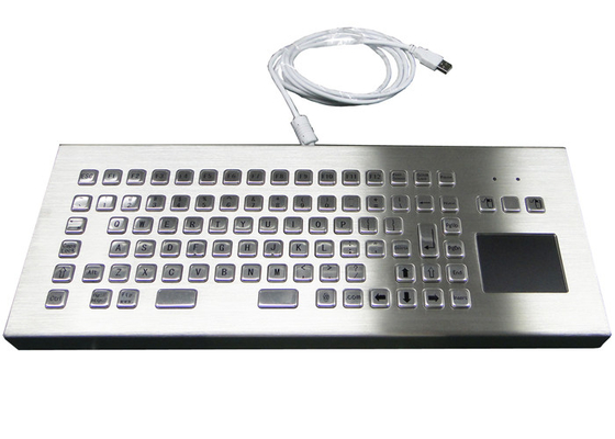 شراء PS / 2 لوحة مفاتيح الكمبيوتر الصناعية الوعرة مع لوحة تتبع الماوس online manufacture
