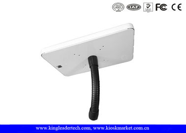 Desktop Mounted iPad / tablet kiosk stand with Metal Material Flexible Goose Neck