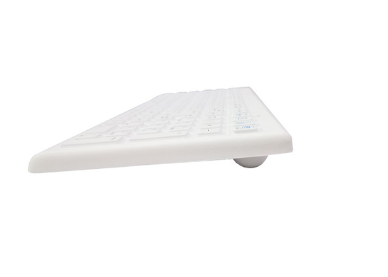 Ergonomics Silicone Wireless Medical Keyboard With Back Pad